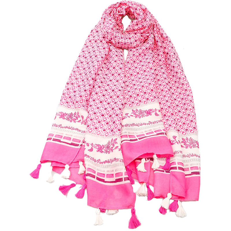 Tørklæde 1 Pink