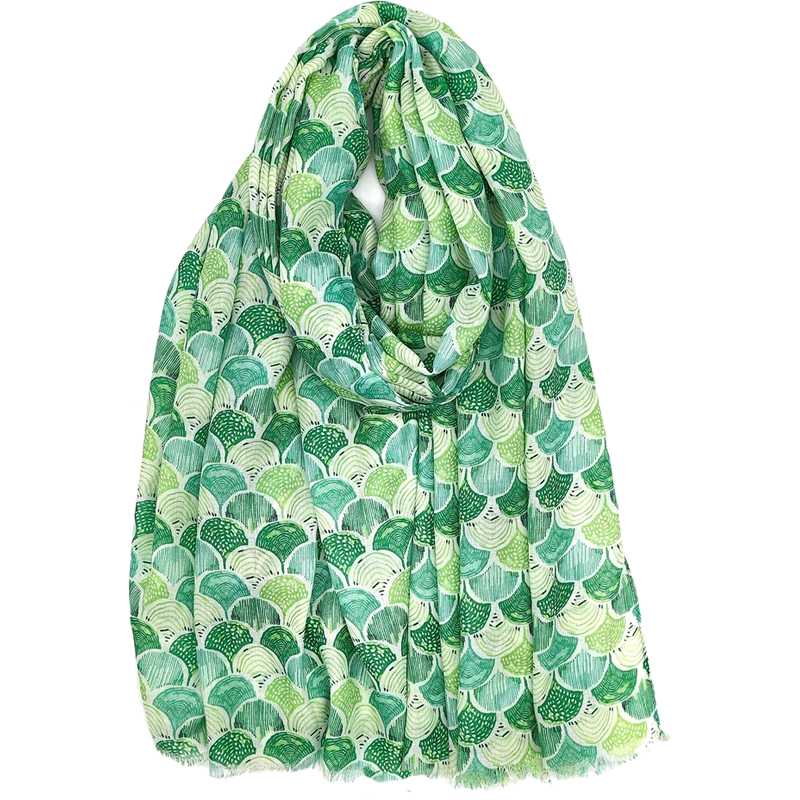Tørklæde 8 Grøn